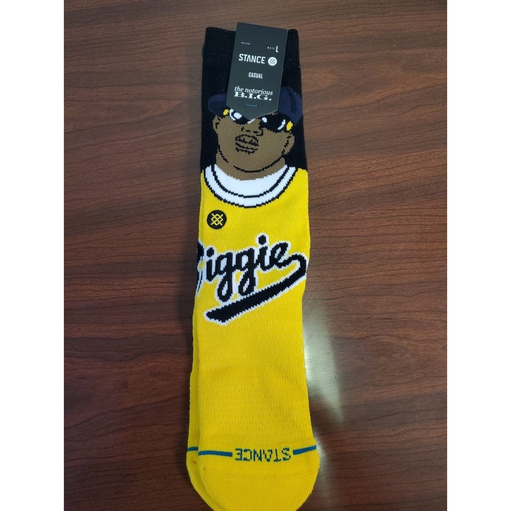 Stance Biggie The Notorious B.I.G. Juicy Crew Socks Large Unisex SZ L  (9-13)‎
